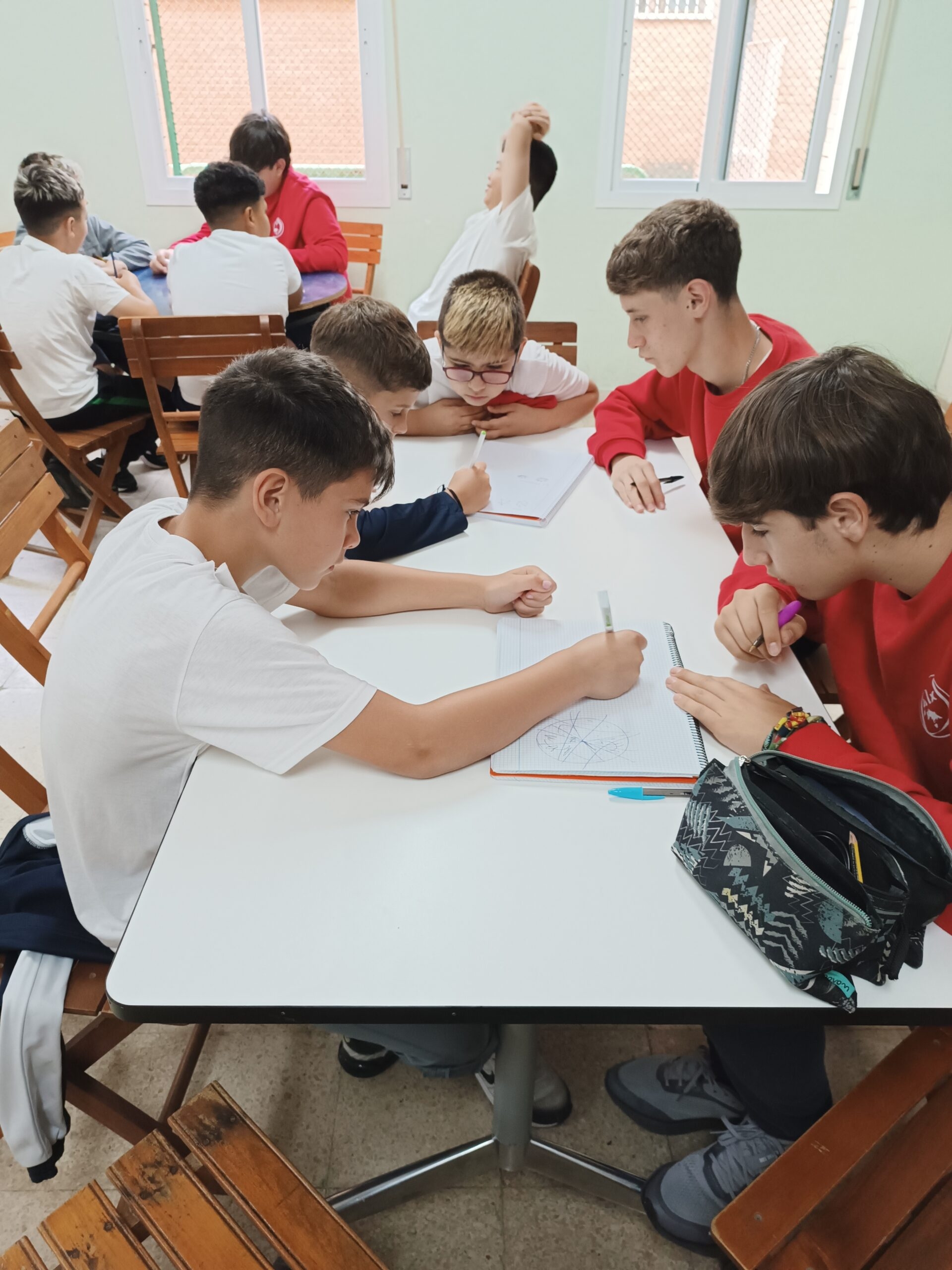 Preparando la feria de la ciencia